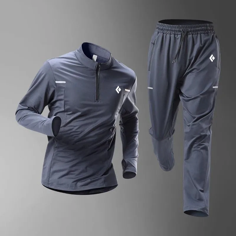 

High Quality Tactical Clothing Men's 2025 Spring Two Piece Set Quick Drying RIDE T-shirt + Sports Pants Men's Hiking Supplies