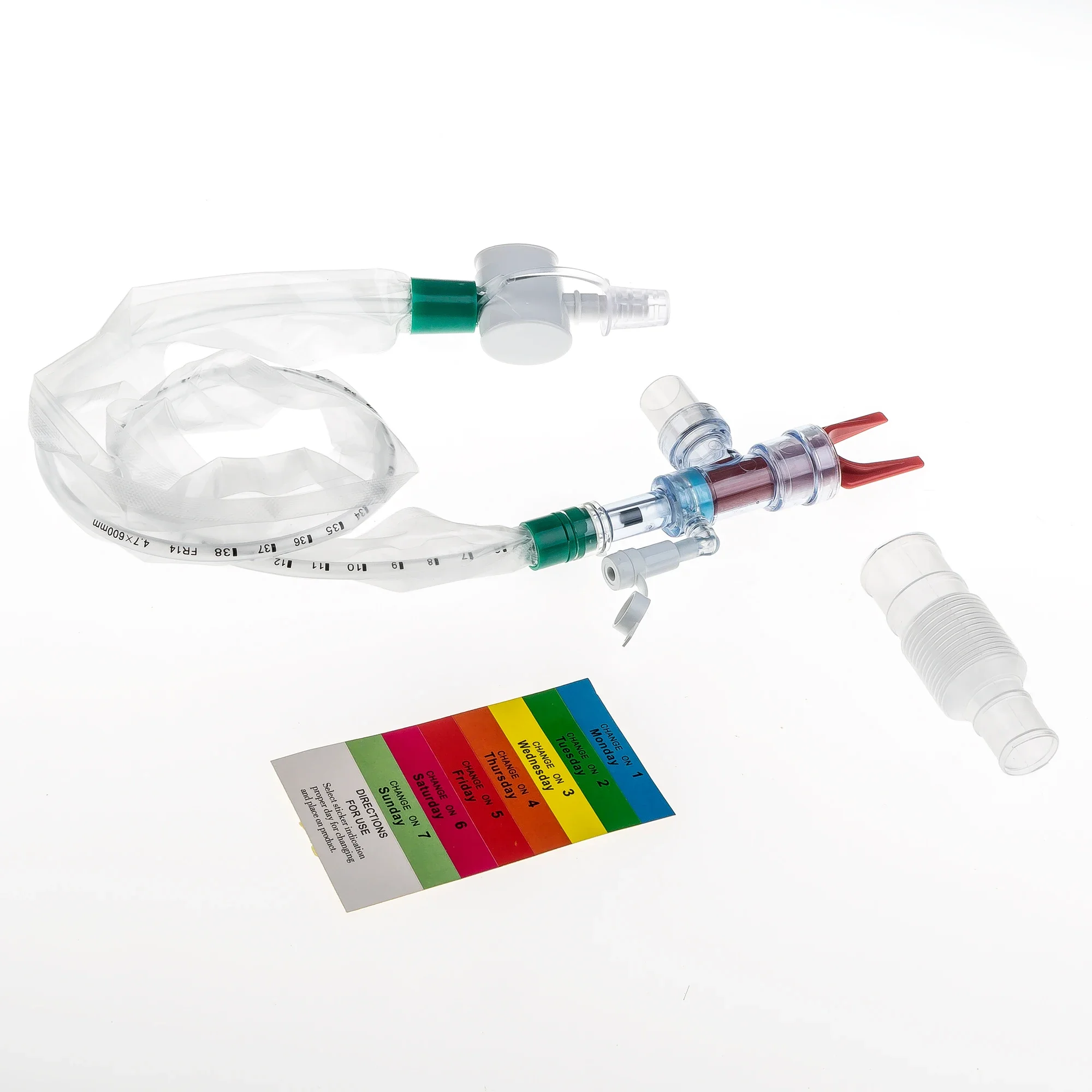 Medical consumables closed suction system disposable 24 hours suction catheter for hospital