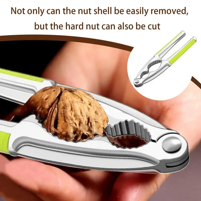 Pine Pecan Hazelnut Plier Nut Clip Multi-functional Quick Walnut Cracker Stainless Steel Nutcracker Kitchen gadgets