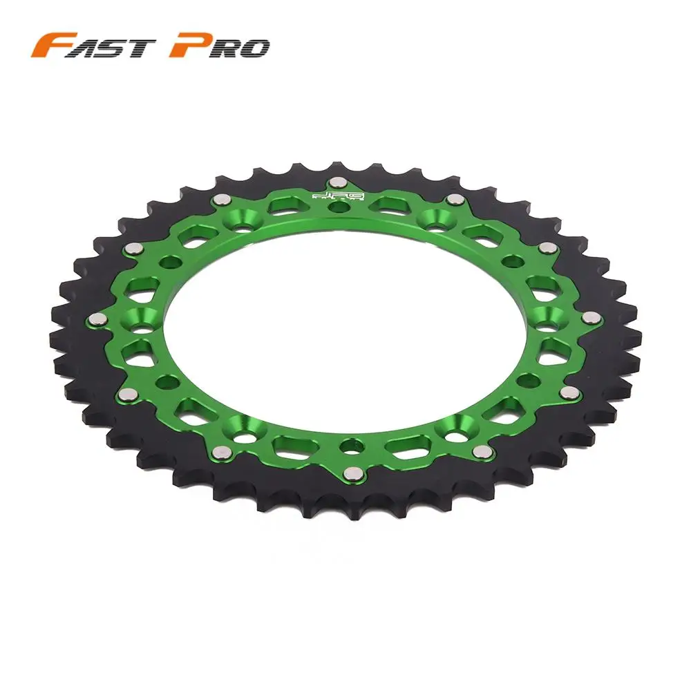 Motorcycle 42T 48T 49T 50T 51T Engine Part Rear Sprocket Chain For KAWASAKI KDX KLX KX 200 R 250 300 450 650 125 500