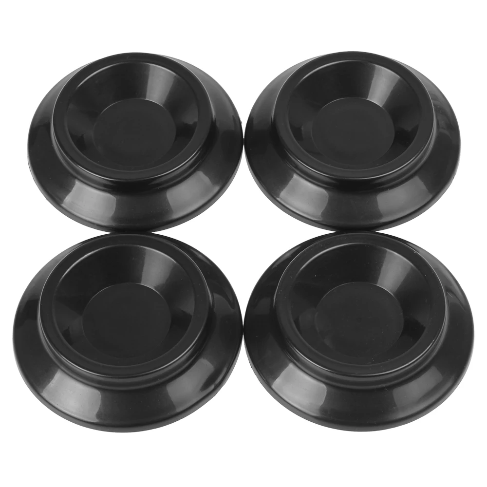 4 Pieces Black MATS Vertical Piano Caster Cups Piano Pads Pedal Cover Wheel Floor Leg Coasters Protectors Floormat