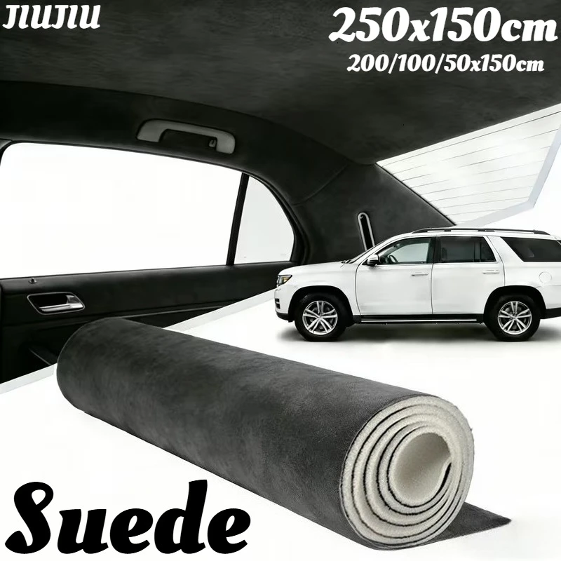 Max Max 250x150cm Suede Roof Fabric Foam Backing Automotive Interior Ceiling Cloth for Roof Lining Repair Car Interior Materials - Aliexpress Deal