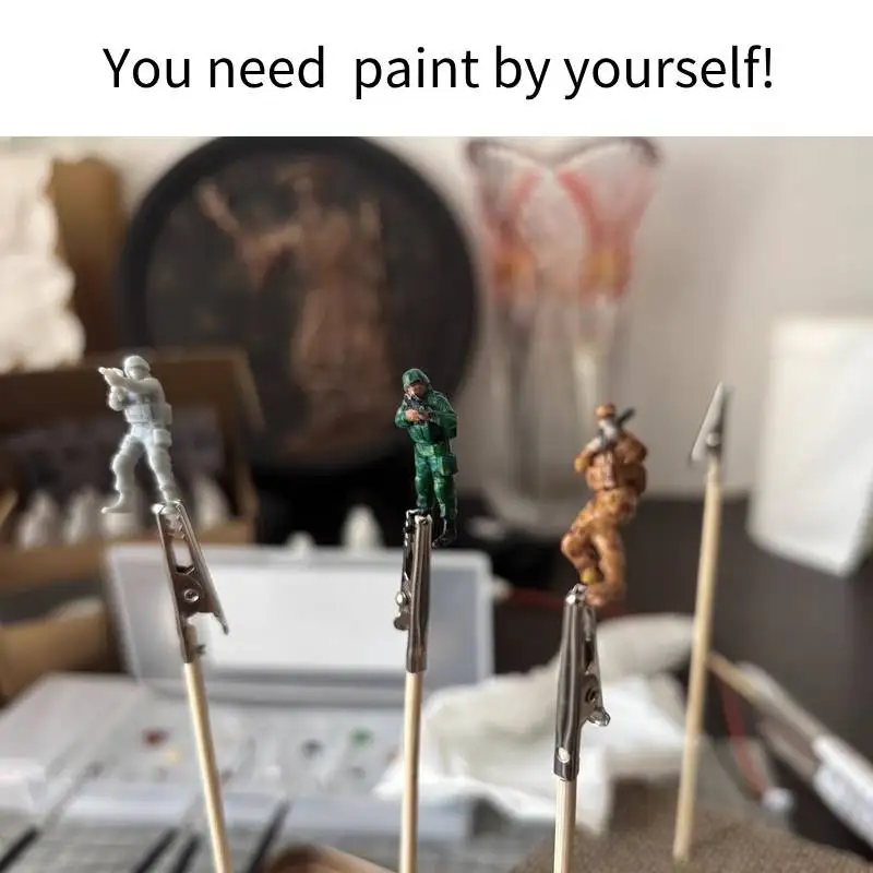 

Миниатюрные военные фигурки, модель 1:64 1:72, неокрашенные смоляные игрушки для изготовления моделей своими руками/макет подставки/Diorama/подарок, 1 компл.