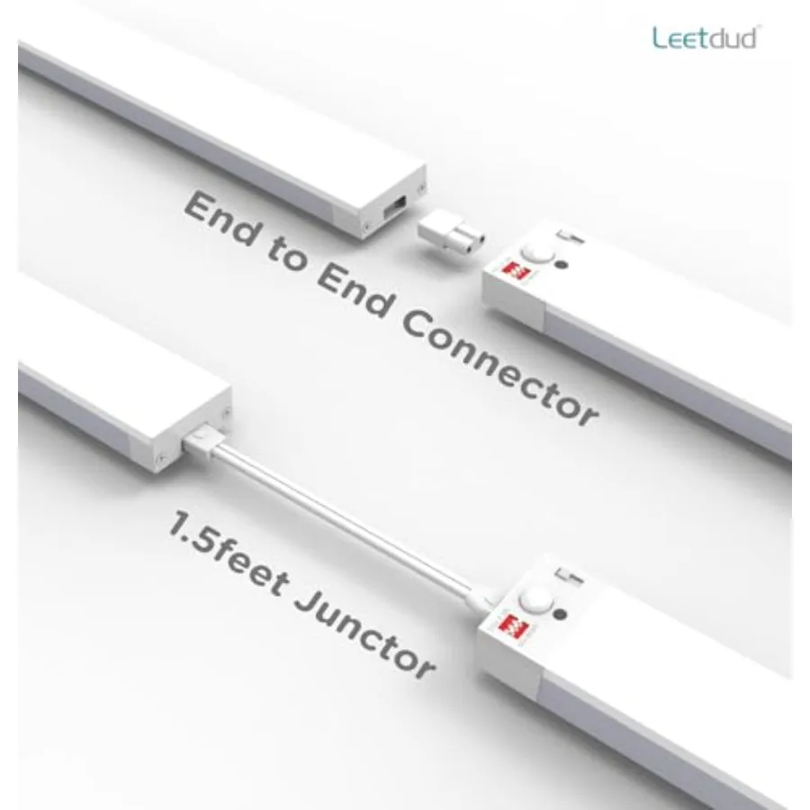 Under Cabinet Lighting Plug in 0V Motion Sensor Lights Indoor 3CCT 3000/4000/5000K Alumum Lkable Super Bright LED Counter Light