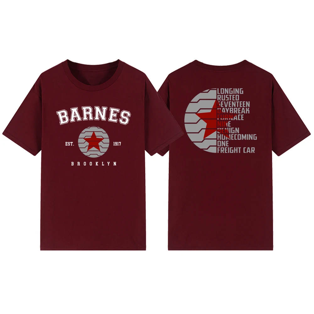 Bucky Barnes 1917 Shirt Winter Soldat Trigger Words T-Shirt Superheld T-Shirt Vintage Unisex T-Shirts Kurzarm T-Shirt Fans Geschenk – Detail 7