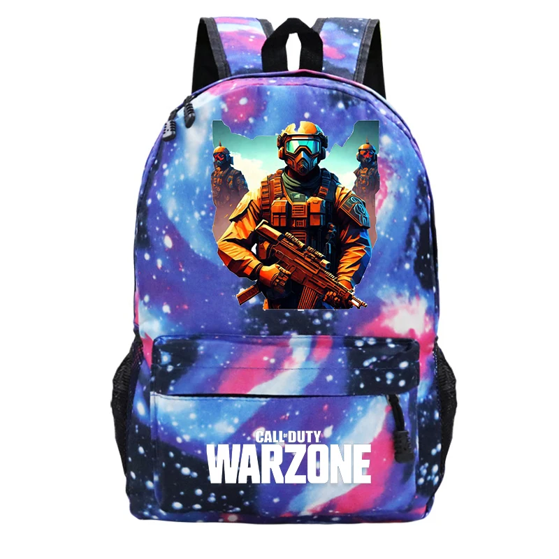 

Portable Backpack Call Of Duty Warzone Print School Bag Large Capacity Travel Backpack Girls Boys Bookbag Teenager Laptop Bag