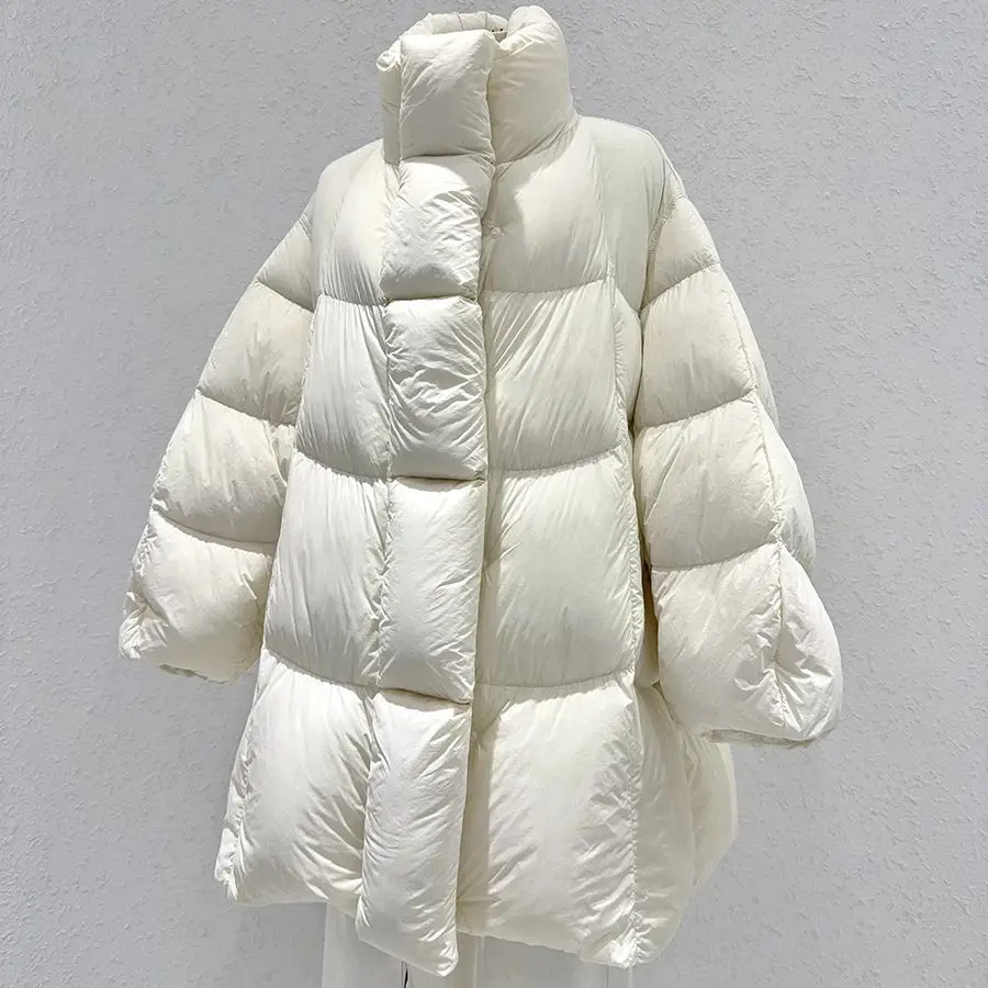 

Women's Mid-Length Cotton Jacket Fresh Style 2025 New A-Line Coat