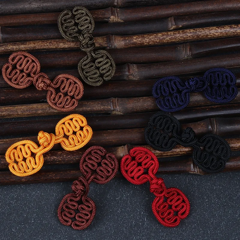 

5 Pairs Chinese Frog Closure Handmade Cheongsam Chinese Knot Buttons Fastener DIY Garments Tang Suit Decorative Accessories