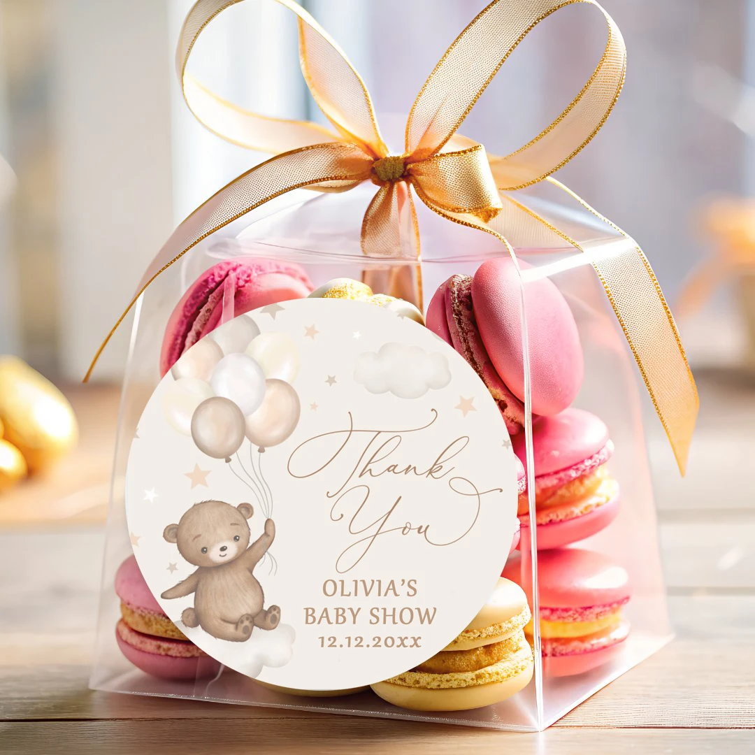 50 ملصقًا مخصصًا، ونمط كرتوني بالون وردي، وأسماء شخصية، وهدايا عيد الميلاد، وملصقات الختم، وديكورات الحفلات