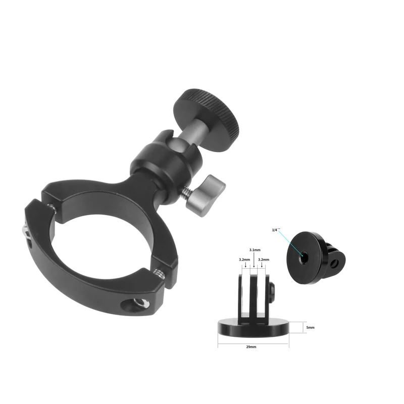 Fahrrad-Lenkerhalterung für Gopro Hero 13 12, Insta360 ONE R, EKEN und DJI Osmo Action-Kamera – Detail 26