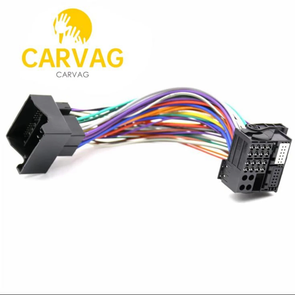 Upgrade Quadlock Extension 40 pin Adapter Cable - For VW Golf VI Jetta 5 6 MK5 MK6 Passat B6 B7 TIGUAN RCD330 RCD510 RNS510