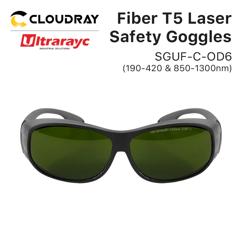 Ultrarayc 1064nm gafas de seguridad láser gafas protectoras escudo gafas estilo C 850nm-1300nm para láser de fibra YAG DPSS