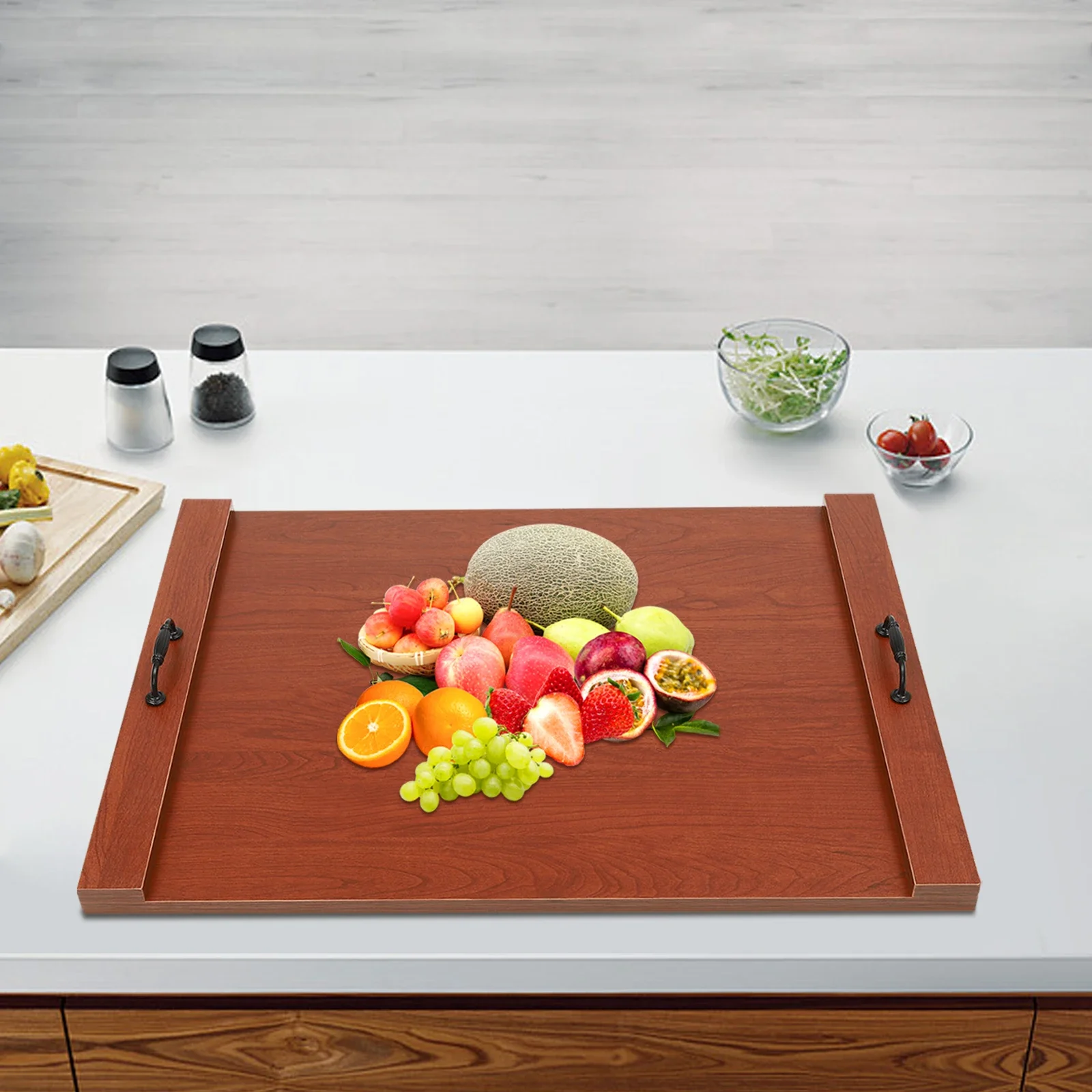 

Kitchen Stove Top Cover Noodle Board Wooden Counter Space Top Cover 30x22 Inch Stove Board Kitchen Countertop Tray