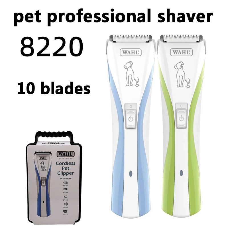 

Pet Grooming Clipper 10 Blades Kit Set for Dogs & Cats Design for Body Parts Trimming Paw,Head,Abdomen with Rechargeable Battery