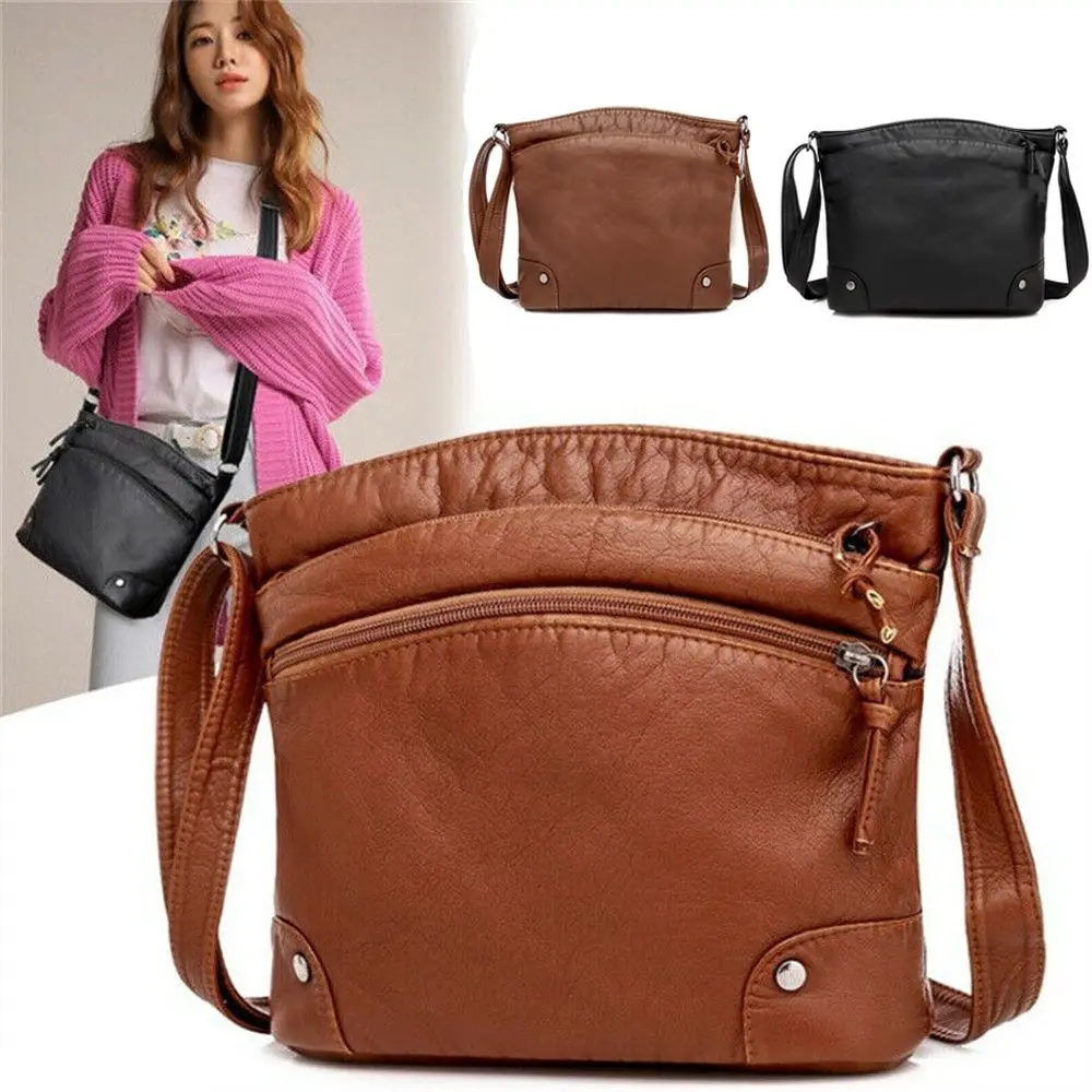 Women Shoulder Bags Handbag Crossbody Phone Purse Pack PU Leather Messenger Bag