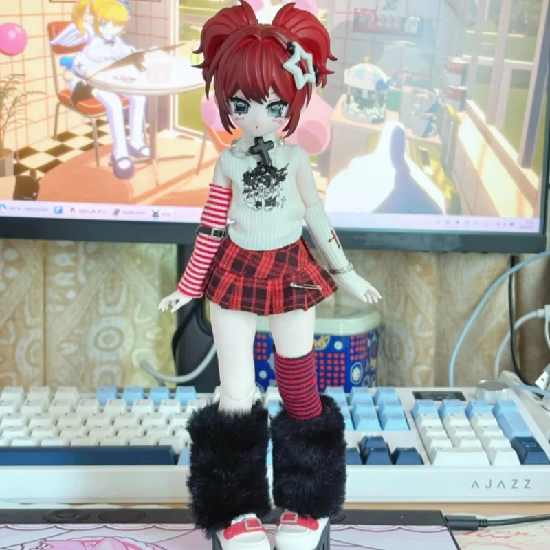 Echte Bon Bon Pocket Quirky Cute Girl Serie 1/6 Bjd Blind Box Action Fogurines Desktop Ornamente Trendy Surprise Box präsentiert