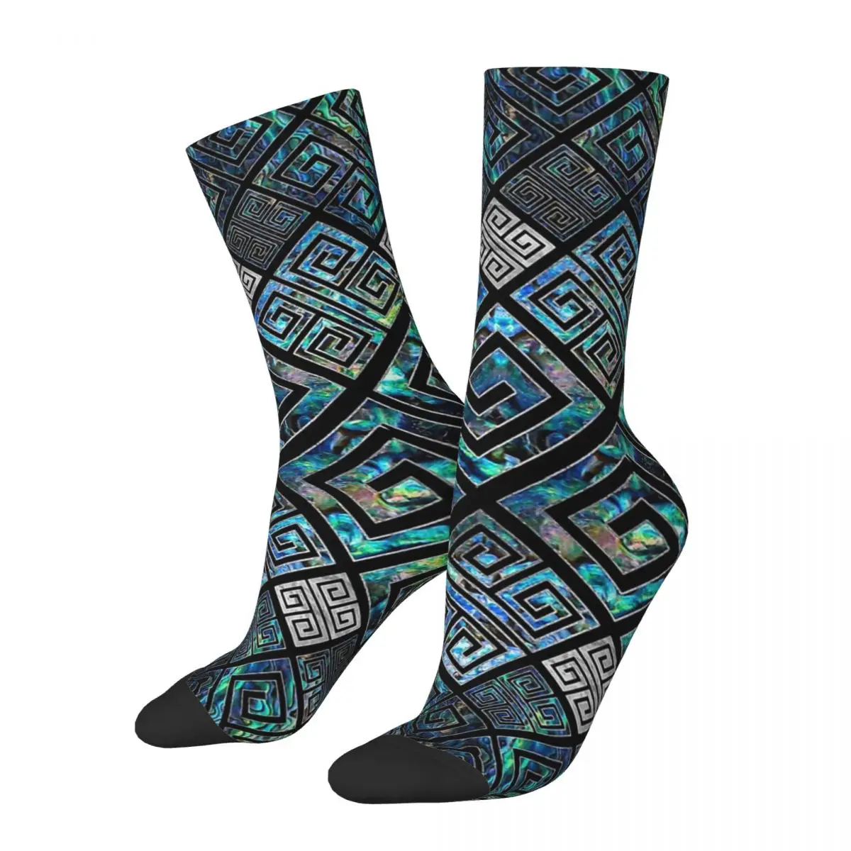 

Greek Key Ornament5 Greek Key Ornament Unisex Winter Socks Hip Hop Happy Socks street style Crazy Sock