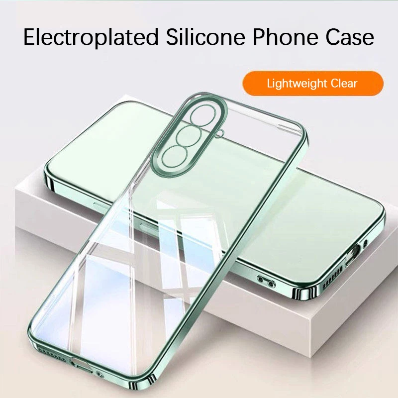 Transparente Schutzhülle für Samsung Galaxy A57 A37 A27 A17 A56 A36 A26 A16 A55 A35 A25 A15 A05 A05S A54 A34 A24 A14 5G Dünne TPU-Abdeckung