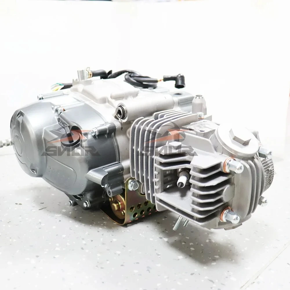 SNOR High Quality Motorcycle Engine Assembly for C8 110cc Engine Electric Start Curved Beam Horizontal Racing Engine