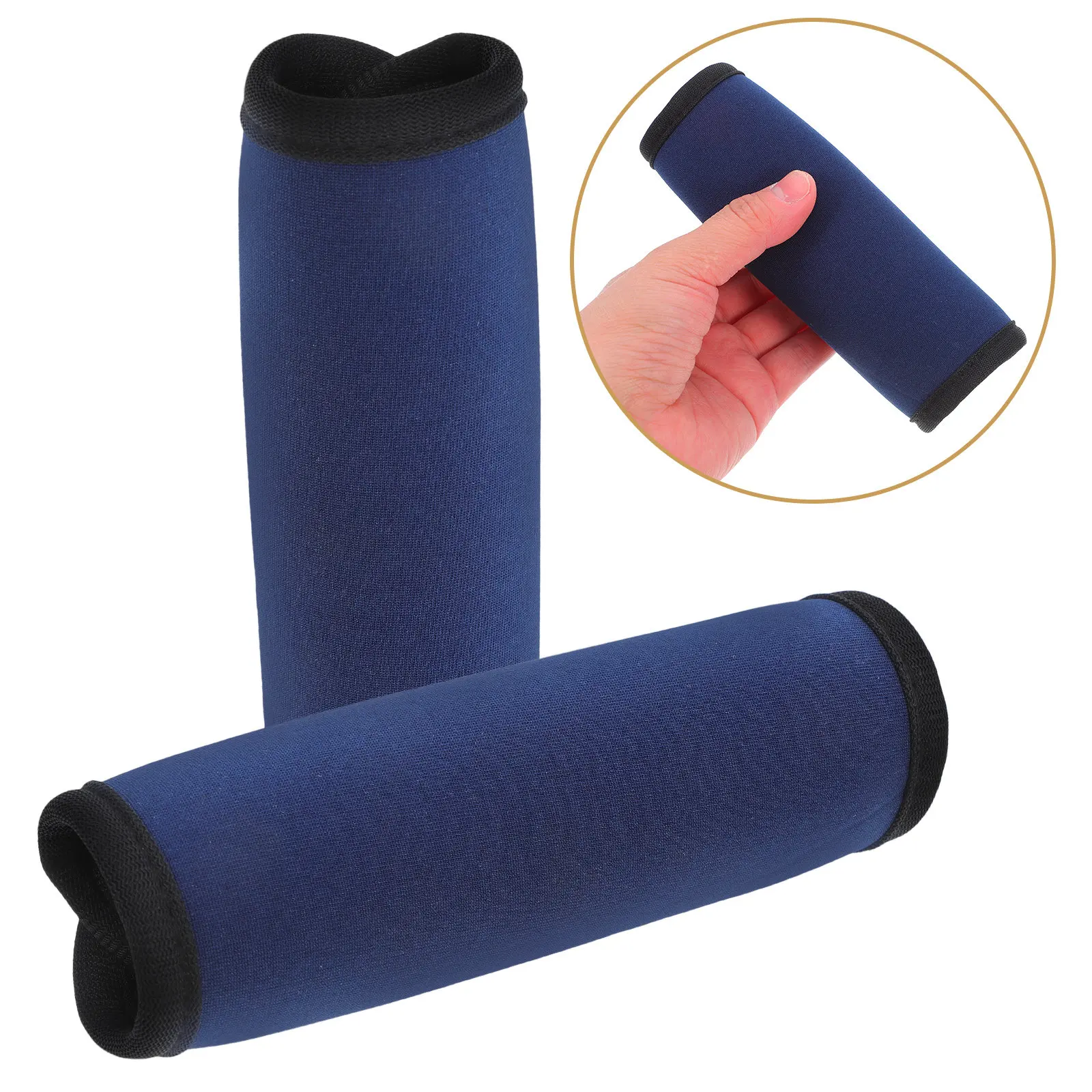 2Pcs Single Bar Non Slip Pad Detachable Protective Cover for Dumbbell Barbell Pullup Handle Gym Equipment Fitness Supply