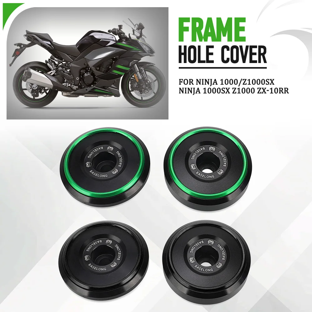 

For Kawasaki NINJA 1000/Z1000SX Ninja 1000SX Z1000 ZX-10RR Motorcycle Accessories Frame Hole Cover Screw Caps Decorate Plugs