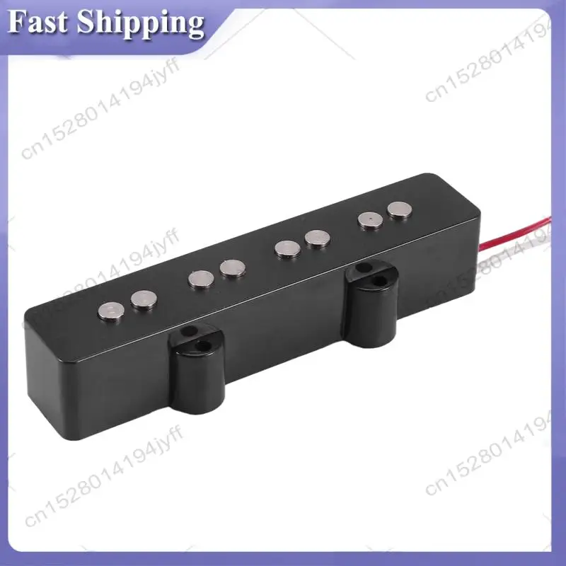 -ABDH 4X Pro Electric Bass Open Type Noiseless Bridge Pickup For 4 String Jazz Bass Jb Style,Black 95X18.3Mm - view 4