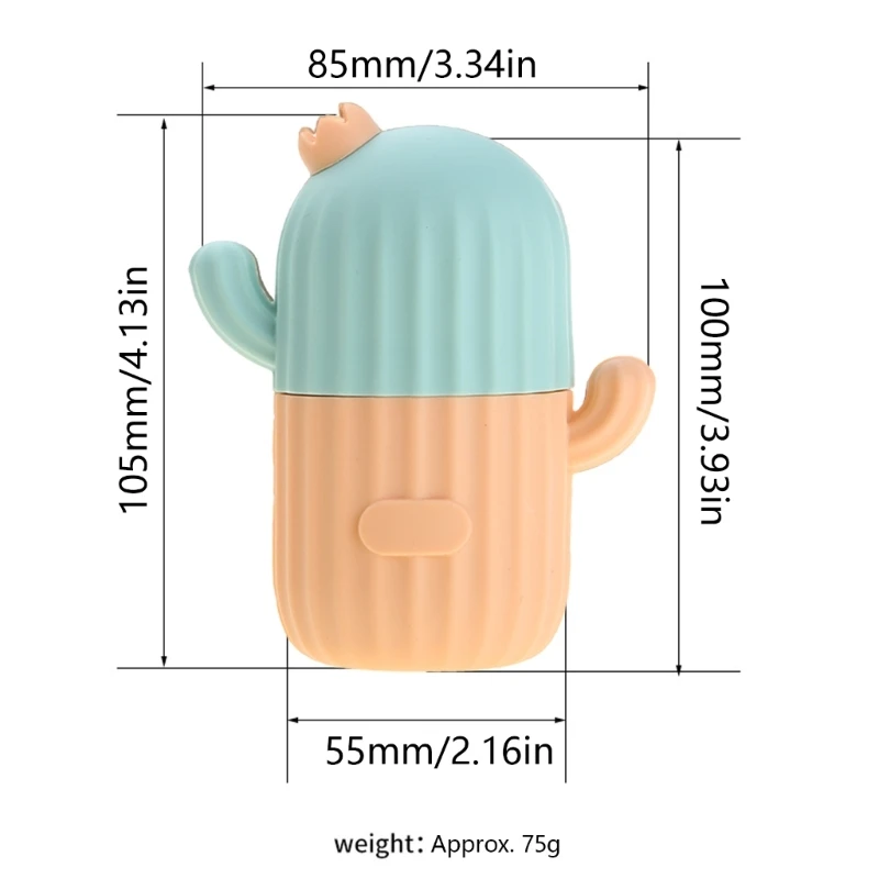 Ice Face Rollers,Ice Rollers for Face Eye,Silicone Ice Moulds for Face,Reusable Face Massagers Beauty Ice Rollers