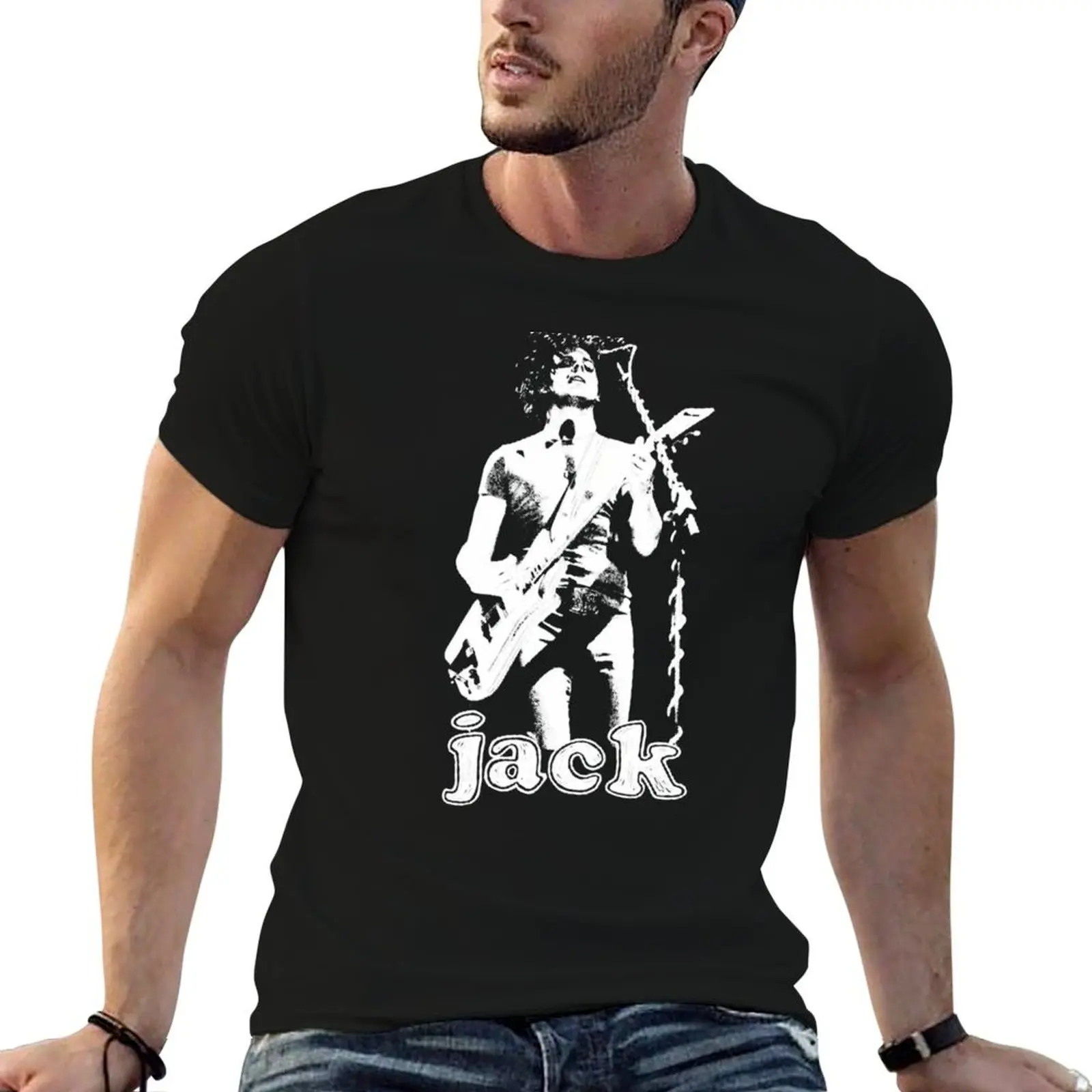 Vintage Retro Jack The White Stencil Gifts Best Men T-Shirt Louboutins valentines clothes shirts men