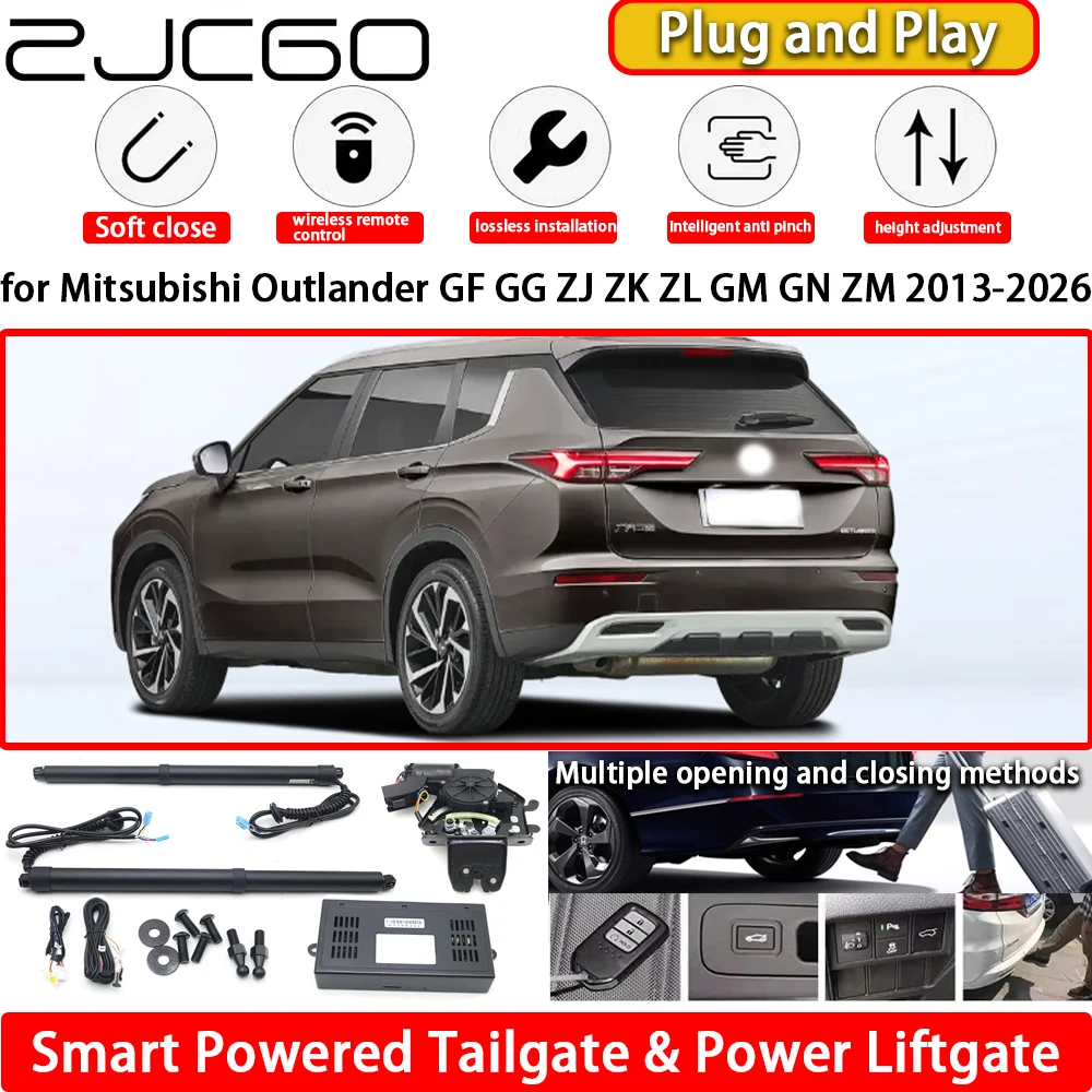 for Mitsubishi Outlander GF GG ZJ ZK ZL GM GN ZM 2013-2026 Automatic Electric Powered Tailgate Power Liftgate Tail Gate Lift Kit