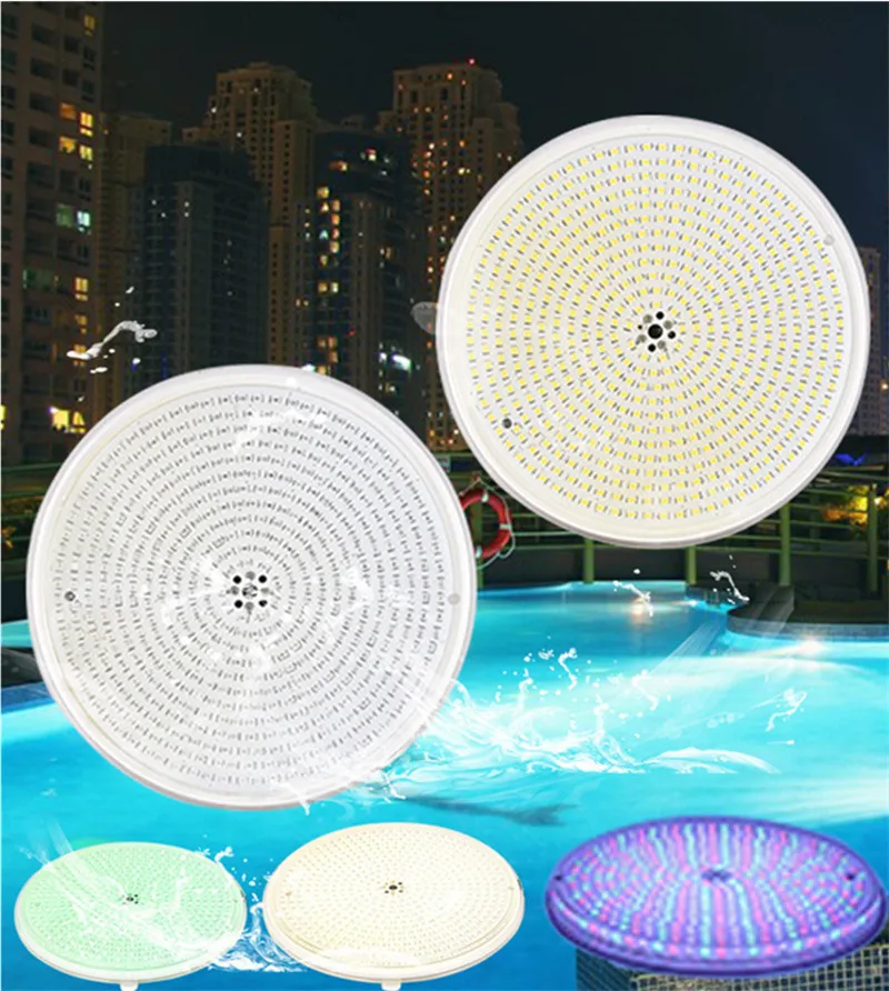 Garden Villa Swimming Pool Light Framed Pool Lamp Pool Accessories Rgb Pond Fountain Lighing Submersible Lights AC 12V 18W 35W