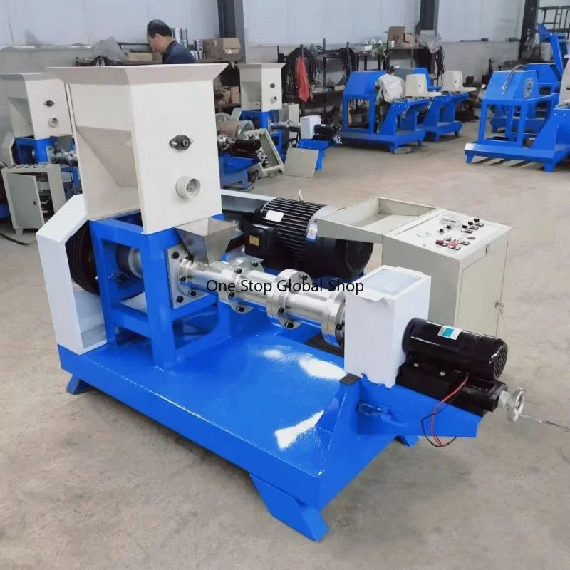 Poultry Waste Rendering Plant Particle Extruder Manufacturer Small Fish Feed Pellet Machine Fish Feed Pellet Granulator