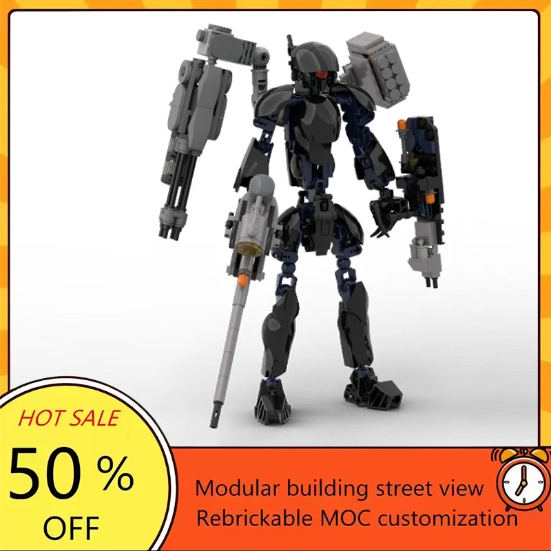 

493PCS Popular Space War Movie Model MOC Building Bricks Battle Mech Modular Technology Gifts Holiday Assemble Children Toy Suit