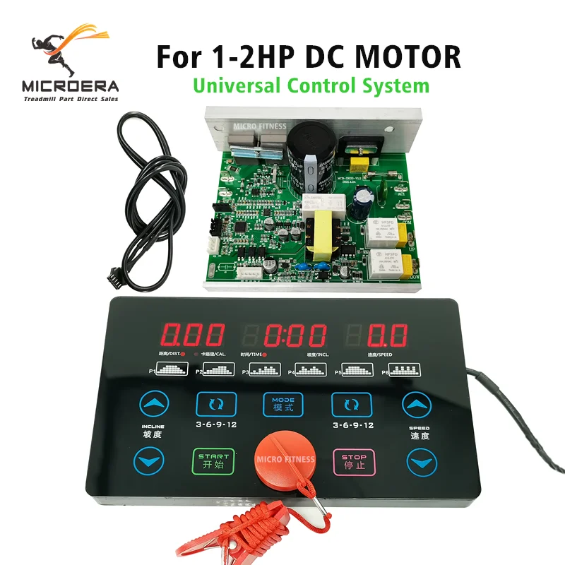 Controlador de placa de control de placa de circuito para cinta sin fin Universal, dispositivo de uso General, 1hp-2. 0hp, consola de cinta de correr, pantalla de inclinación