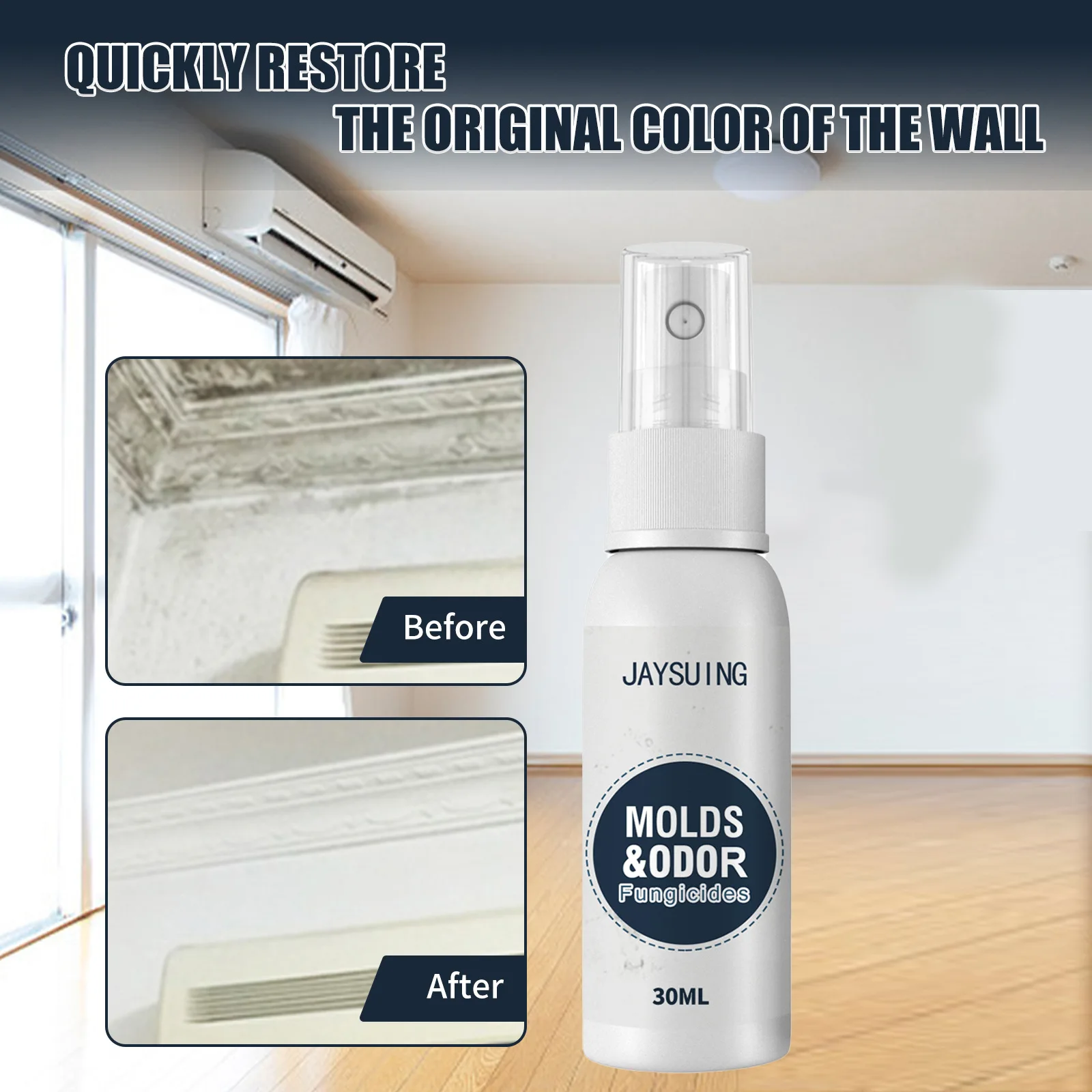Mold Remover Spray Wall Moldy Removal Anti Mold Stains Toilet Joint Bathroom Kitchen Multi-purpose Cleaner Mildew Cleaning Agent