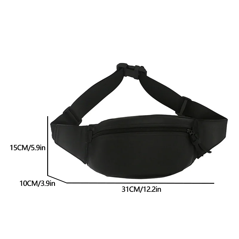 Men's chest bag casual sports waterproof waist bag fashionable student workwear riding bag mobile phone bag couple crossbody bag