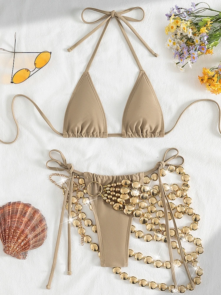 

3 Piece Sets Bikini Swimwear Women With Skirt Bathing Suit Summer New Splice Print Beachwear Holiday Bikini Cover Ups Outfits
