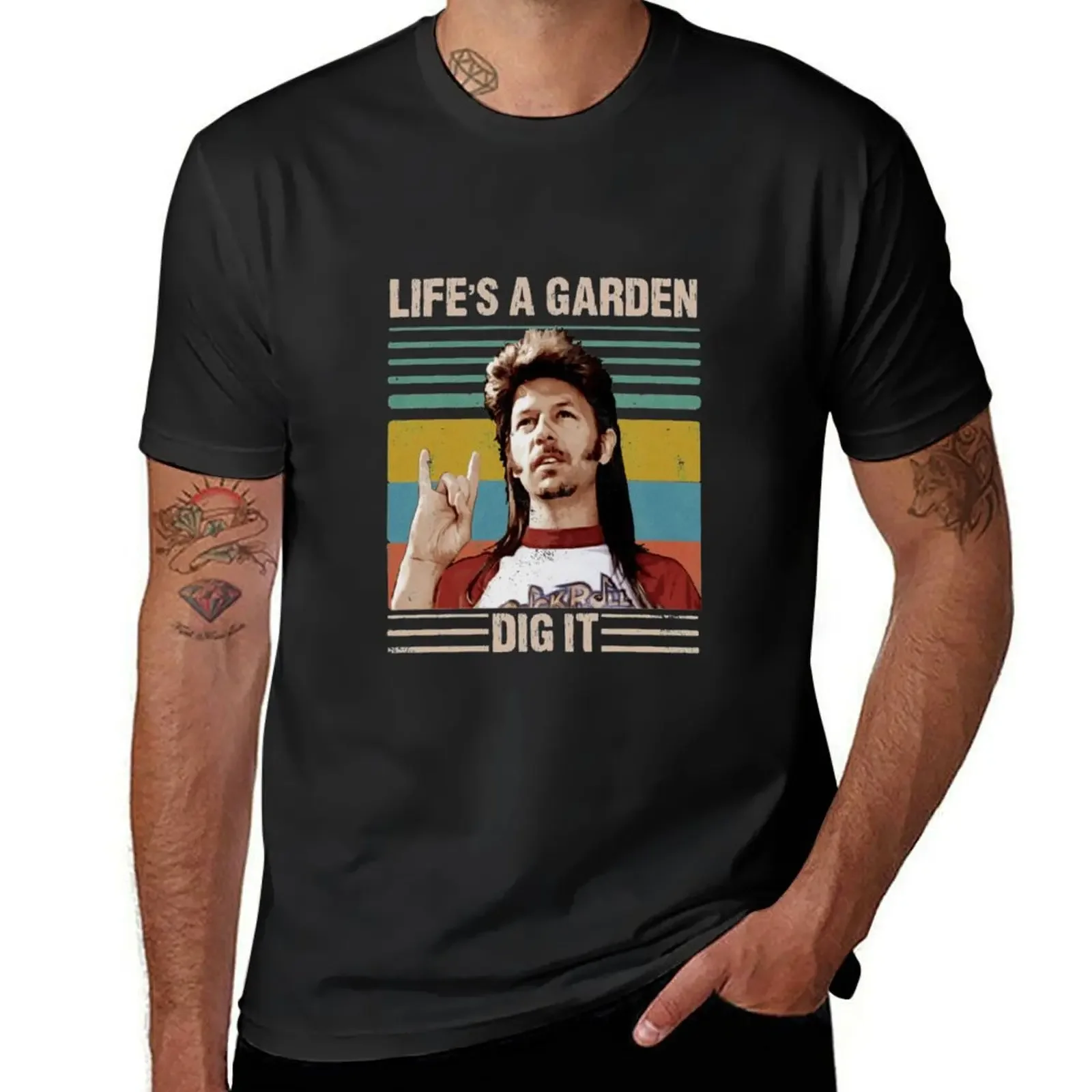 

Мужская винтажная Футболка с принтом Джо грязь Lifes A Garden Dig It Vintage