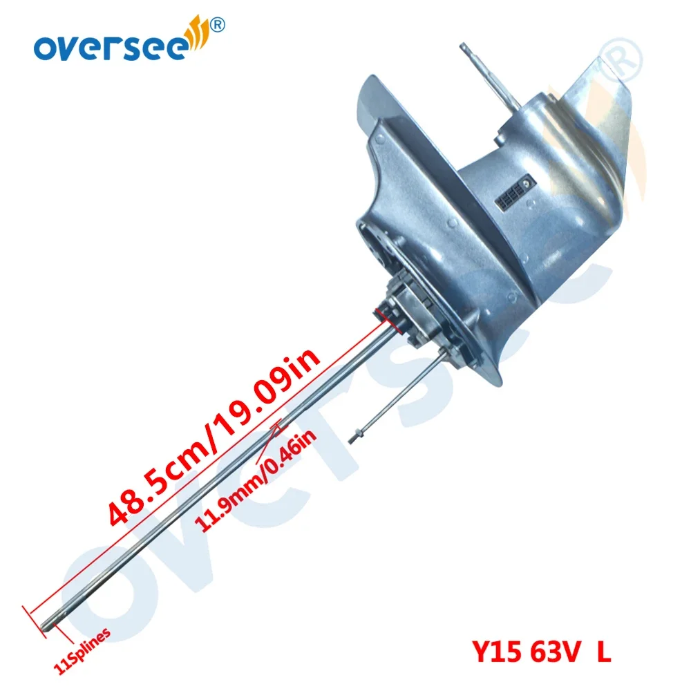 

63V-45300-13-4D длинный нижний блок в сборе для Yamaha подвесные части 2-тактный 9.9HP 15HP Parsun Hidea Powertec 63V 63W 63V-45300