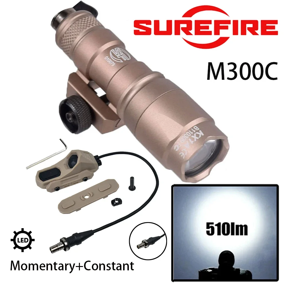 Surefire M300 M600 Taschenlampe mit UNITY AXON Dual-Funktions-Ferndruckschalter, passend für 20-mm-Schiene, Jagd, taktisches Airsoft-Licht – Detail 16