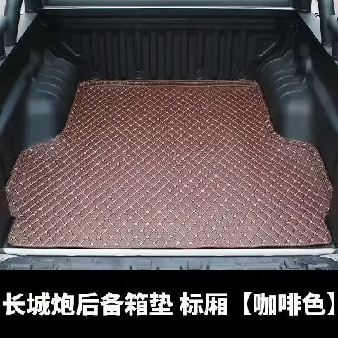 For Great Wall GWM POER Cannon UTE 2020 2021 2022 Car Rear Trunk Mat Cargo Boot Liner Tray Rear Boot Luggage Decoration Cover