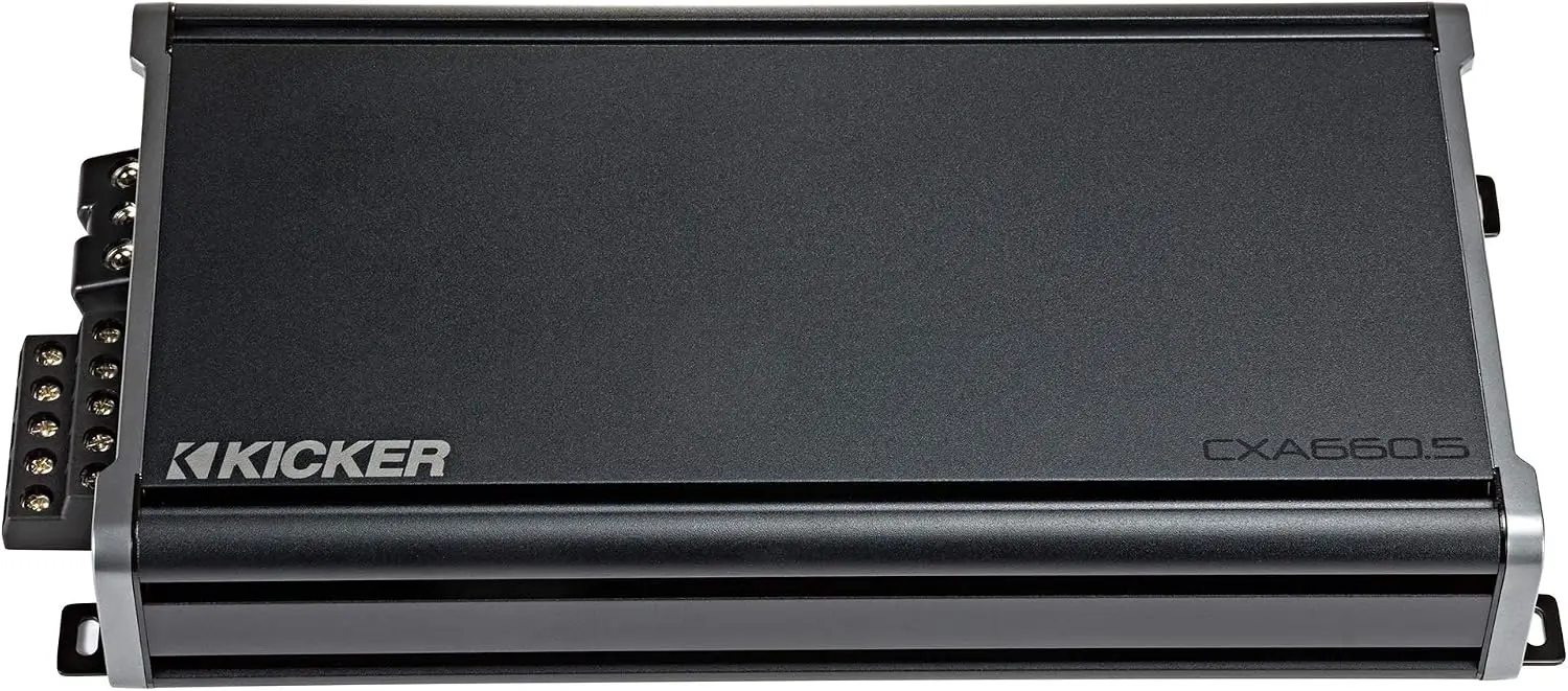 5-Channel Car Stereo System Featuring Speakers and a Subwoofer