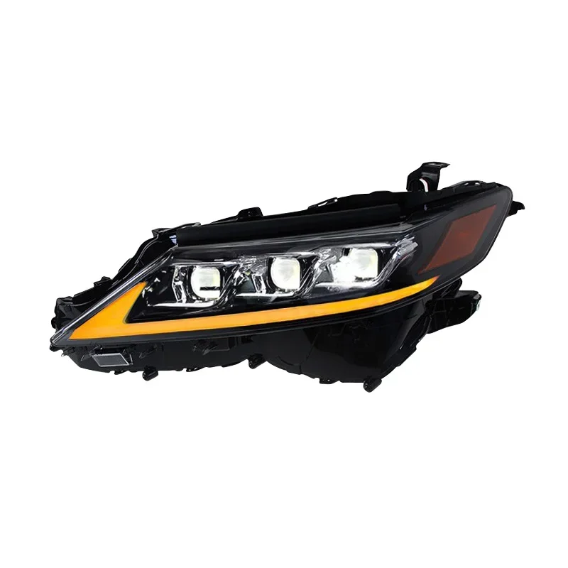 RGB Headlights For Toyota Camry 2018 2019 2020 2021 2022 2023 LED HeadLamp Assembly Projector Car Accessories Start-up Animation