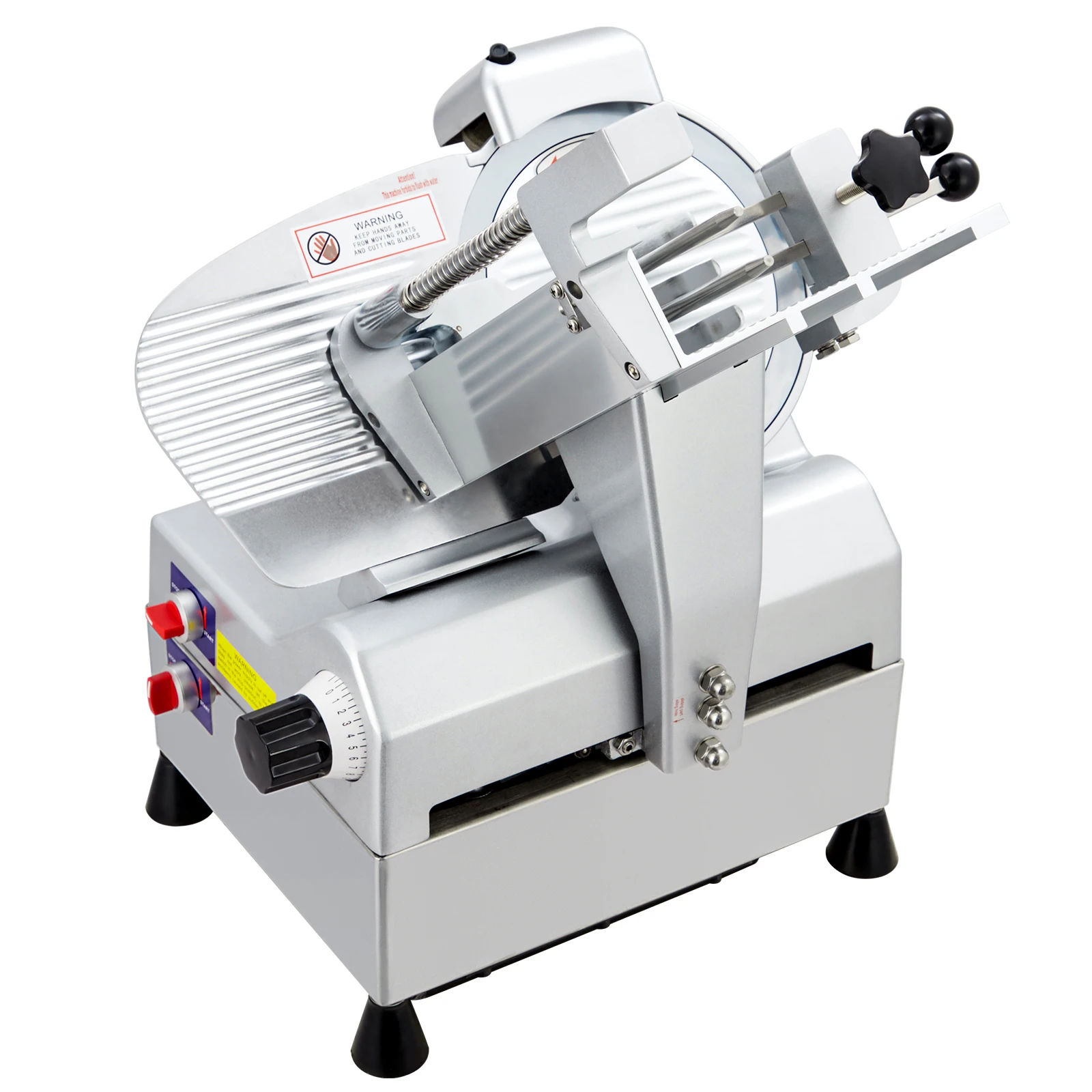 Commercial Meat Slicer,210W High Power Pure Copper Motor,Semi-Automatic Meat Cutter Equipped With Detachable Blades With A Diame