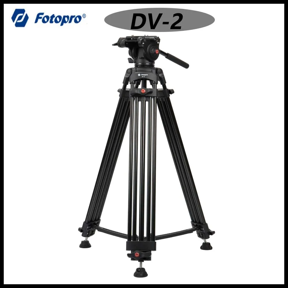 

Fotopro DV-2 Professional Video Tripod Extendable Lightweight Portable Camera Bracket Professional Stand