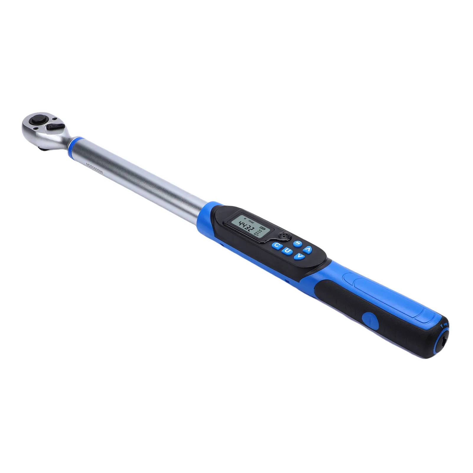 Digital Torsion Wrench LCD Display 1/2 Drive 10 to 200N.M Torsion Adjustable Electronic Wrench with Buzzer for Industrial