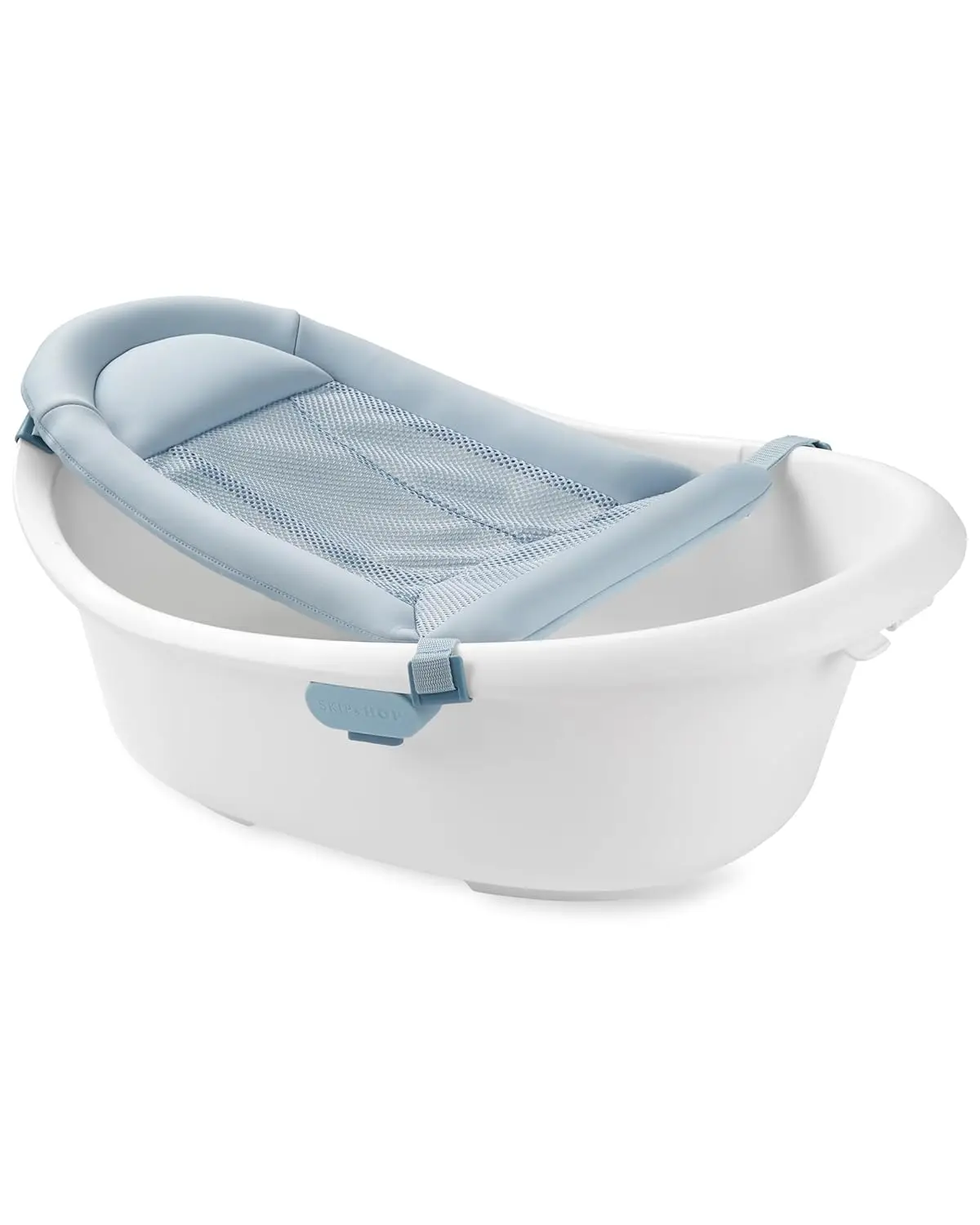 

4-in-1 Baby Bathtub with Supportive Sling & Sit-Up Support, Grows from Infant to Toddler, Ages 0m+