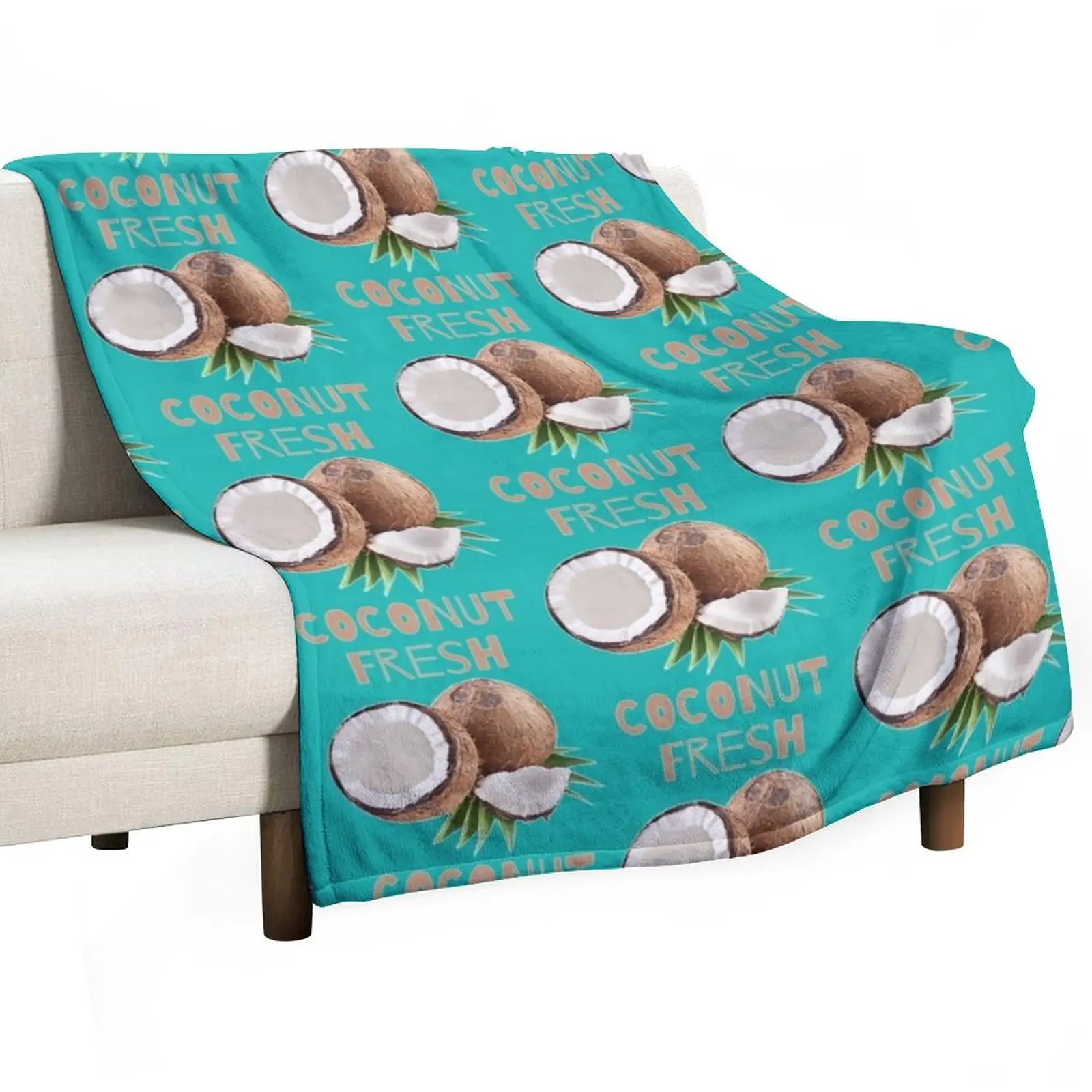 

air freshener coconut fresh Throw Blanket Air Conditioner Soft Blanket for Office Home