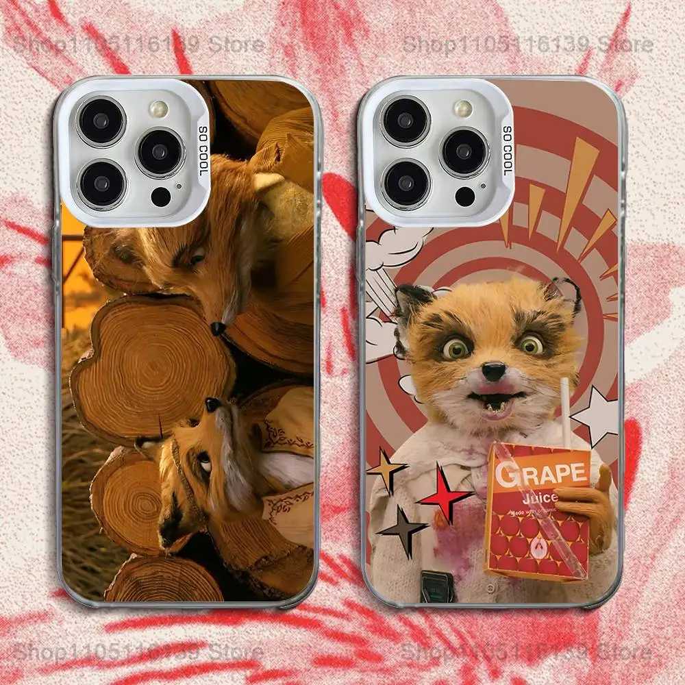 

Phone Case For iPhone 16,15,14,13,12,11,Pro,XS,Max,Plus,Mini,SE F-Fantastic Mr F-Fox White Candy Matte Shockproof Cover