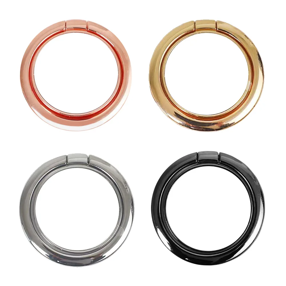 10pcs/lot heat transfer metal circular ring buckle can be rotated 360°  sublimation blank material of the bracket