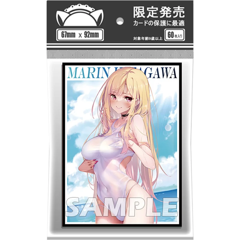 60 pz/set ACG Cards Sleeve My Dress-Up Darling Kitagawa Marin Anime Game versione normale colorato fai da te carte giocattolo Cover protettiva